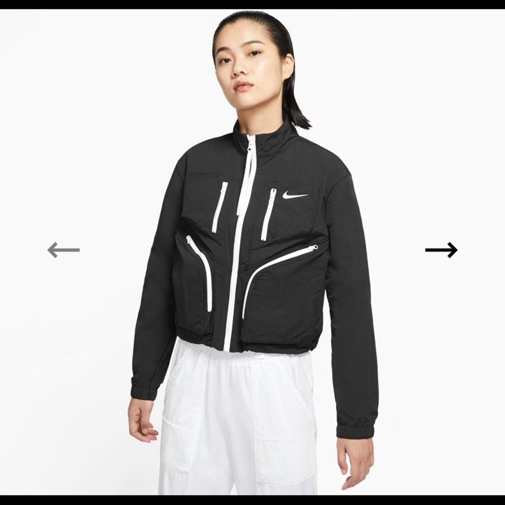 Nike Womens Tech Pack Woven Full Zip Up Jacket